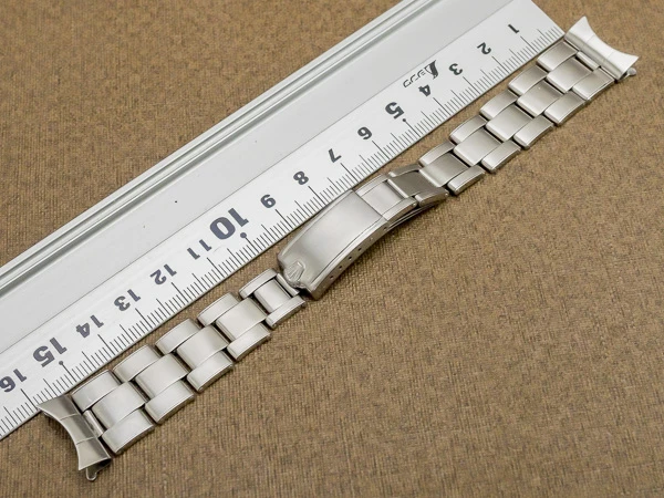 ロレックス 3連 リベットブレス Ref.7205 12コマ 飛び出し王冠バックル 19mm仕様 ROLEX [ 代行おまかせコース ]