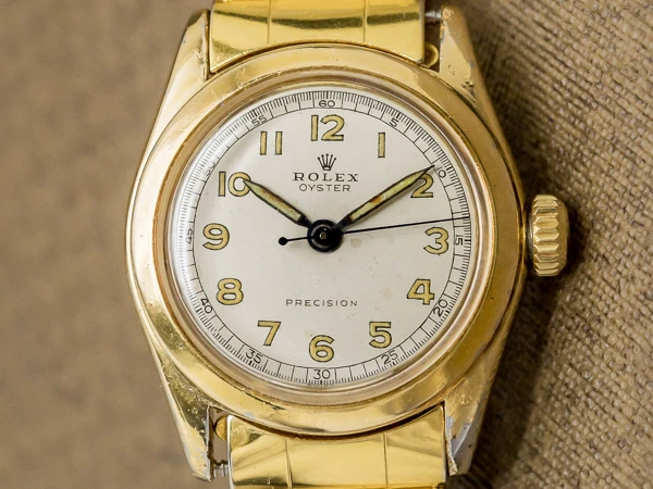 ロレックス オイスター Ref.4220 GPケース ボーイズ アイボリーダイヤル サークルライン 手巻き OH済み BOX付き ヴィンテージ ROLEX [ 代行おまかせコース ]