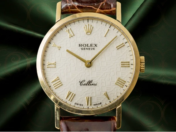 ロレックス チェリーニ 18KYG ラウンドケース コンピュータダイヤル レディースモデル YG尾錠付 Rolex Cellini 18KYG Round Case Computer Dial Ladies' Model with YG Buckle