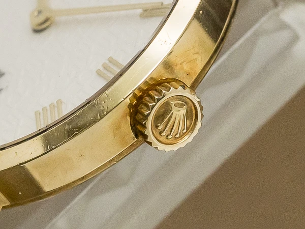 ロレックス チェリーニ 18KYG ラウンドケース コンピュータダイヤル レディースモデル YG尾錠付 Rolex Cellini 18KYG Round Case Computer Dial Ladies' Model with YG Buckle