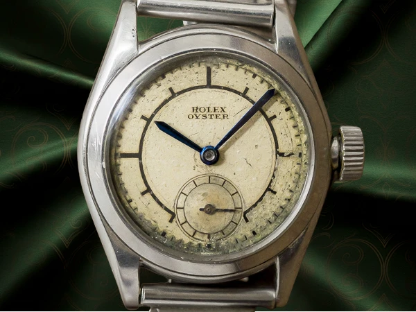 ロレックス オイスター フラットバック ヴィンテージ セクターダイヤル Bonklip製バンブーブレス仕様 ROLEX OYSTER ROYAL [ 代行おまかせコース ]