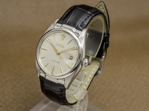 ロレックス オイスターデイト Ref.6694 シルバーダイヤル 赤黒デイト BOX付き ROLEX [代行おまかせコース]