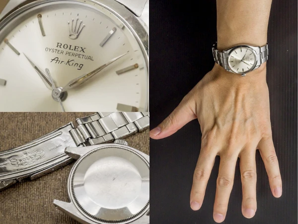 ロレックス オイスターパーペチュアル エアキング Ref.5500 SUPER PRECISION 3連リベットブレス仕様 ROLEX Oyster Perpetual Air-King [代行おまかせコース]