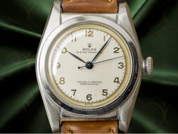 ロレックス バブルバック Ref.2940 全数字 ツートーンダイヤル 1940年代 ROLEX OYSTER PERPETUAL Bubble Back [ 代行おまかせコース ]