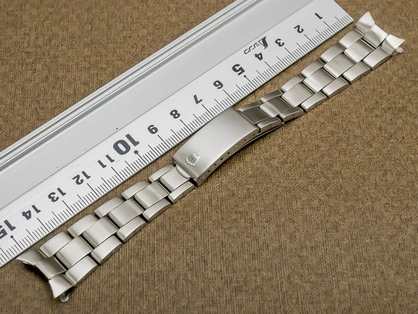 ロレックス 手巻きデイトナ専用 3連巻き込み カバードブレス 19mm Ref.7835 FF.57N 12コマ ROLEX DAYTONA BRACELET [ 代行おまかせコース ]