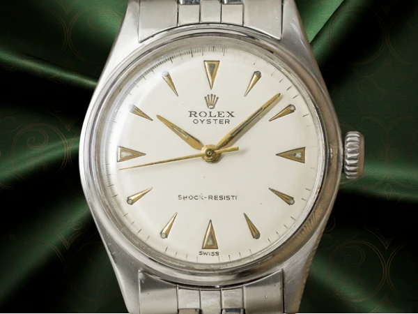 ロレックス オイスター Ref.4444 ゴールド 埋め込みインデックス スーパーオイスターリューズ ボーイズ ROLEX [ 代行おまかせコース ]