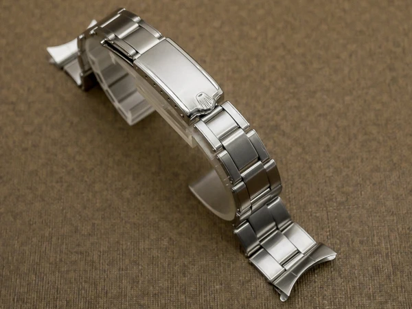 ロレックス 3連 リベットブレス Ref.7205 13コマ 飛び出し王冠バックル 19mm仕様 ROLEX [代行おまかせコース]