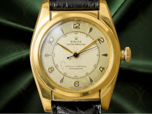 ロレックス バブルバック Ref.2940 14K/GOLDトップ S/STEEL BACK トビアラビア インサイドミニッツマーカー ヴィンテージダイヤル GF尾錠 BOX付き 本体重量40g ROLEX Bubble Back [ 代行おまかせコース ]