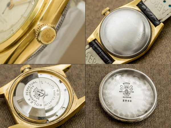 ロレックス バブルバック Ref.2940 14K/GOLDトップ S/STEEL BACK トビアラビア インサイドミニッツマーカー ヴィンテージダイヤル GF尾錠 BOX付き 本体重量40g ROLEX Bubble Back [ 代行おまかせコース ]