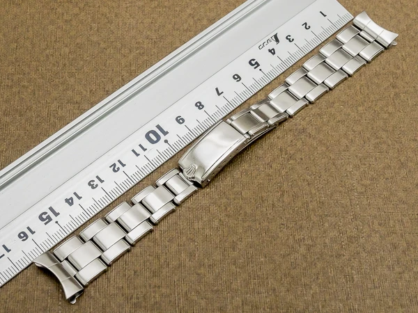ロレックス 3連 リベットブレス Ref.7205 12コマ 飛び出し王冠バックル 19mm仕様 ROLEX [代行おまかせコース]