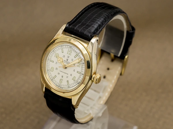 ロレックス バブルバック Ref.3131 14KYG マジェスティック ダイヤル ドーム風防 本体重量40g GF尾錠 ヴィンテージ ROLEX Bubble-Back [ 代行おまかせコース ]