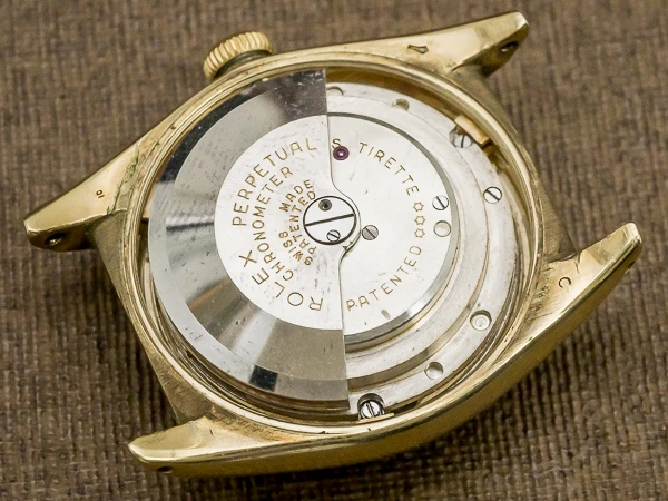 ロレックス バブルバック Ref.5015 10KYG 飛びアラビア エンジンターンドベゼル 本体重量36g GF尾錠 ROLEX Bubble-Back [ 代行おまかせコース ]