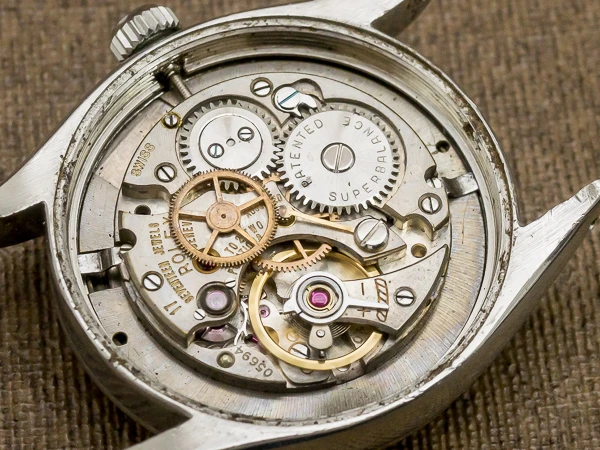 ロレックス オイスターデイト Ref.6294 アイボリーダイヤル 赤デイト サークルライン ヴィンテージ ROLEX [ 代行おまかせコース ]