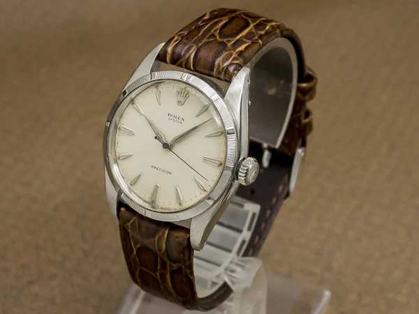 ロレックス オイスター 手巻き Ref.6427 プレシジョン アイボリーダイヤル エンジンターンドベゼル ROLEX OYSTER [ 代行おまかせコース ]