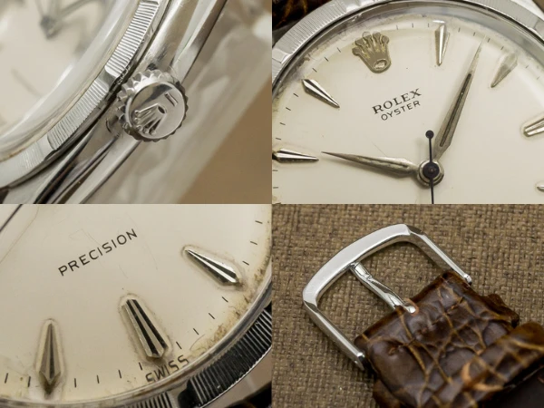 ロレックス オイスター 手巻き Ref.6427 プレシジョン アイボリーダイヤル エンジンターンドベゼル ROLEX OYSTER [ 代行おまかせコース ]