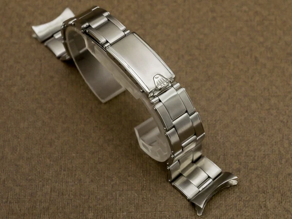 ロレックス 3連 USリベットブレス 12コマ 飛び出し王冠バックル 19mm仕様 ヴィンテージ ROLEX RIVET BRACELET [ 代行おまかせコース ]