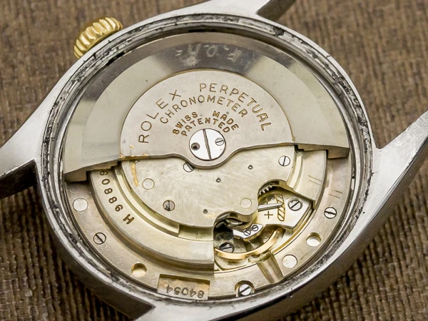 ロレックス セミバブルバック Ref.6105 YG/SS コンビ 自動巻き デイトジャスト エンジンターンドベゼル ROLEX Semi-Bubbleback [ 代行おまかせコース ]