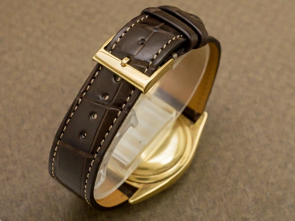 ロレックス セミバブルバック Ref.6075 18KYG 自動巻き 赤DATEJUST表記 ヴィンテージ ダイヤル 重量52g ROLEX Semi-Bubbleback [ 代行おまかせコース ]