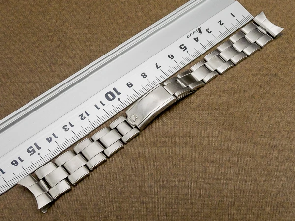 ロレックス 3連 リベットブレス Ref.7205 12コマ 飛び出し王冠バックル 19mm仕様 ROLEX [代行おまかせコース]