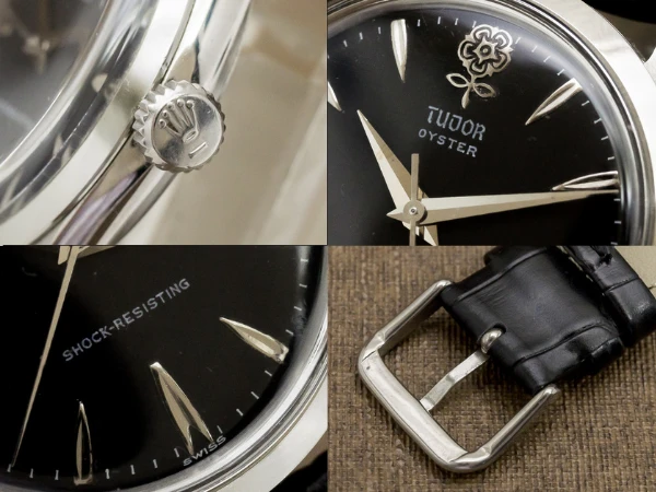 チュードル デカバラ 手巻き オイスター ブラックダイヤル ヴィンテージ チューダー TUDOR OYSTER BIG-ROSE [ 代行おまかせコース ]
