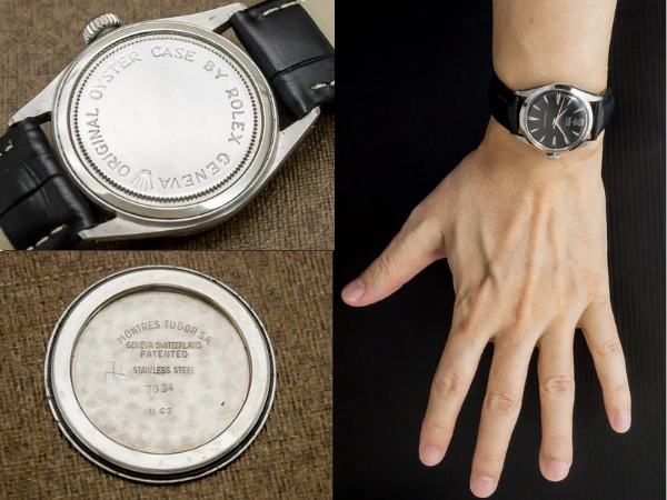チュードル デカバラ 手巻き オイスター ブラックダイヤル ヴィンテージ チューダー TUDOR OYSTER BIG-ROSE [ 代行おまかせコース ]