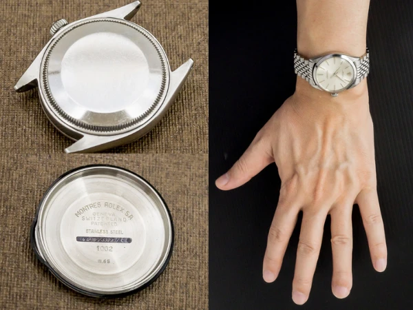 ロレックス オイスターパーペチュアル Ref.1002 クロノメーター ノンデイト ドルフィンハンド メンズ ROLEX OYSTER PERPETUAL [ 代行おまかせコース ]