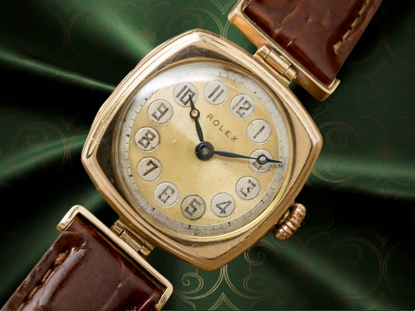 ロレックス アンティーク レディース 希少 テレフォンダイヤル 9KYG 手巻き ROLEX TELEPHONE DIAL [ 代行おまかせコース ]