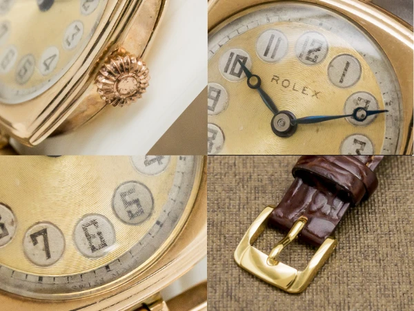 ロレックス アンティーク レディース 希少 テレフォンダイヤル 9KYG 手巻き ROLEX TELEPHONE DIAL [ 代行おまかせコース ]