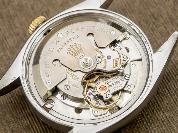 ロレックス オイスターパーペチュアル デイトジャスト Ref.6605 パウダーアイボリーダイヤル YG/SSコンビ メキシコ ジュビリーブレス仕様 ROLEX DATEJUST [ 代行おまかせコース ]