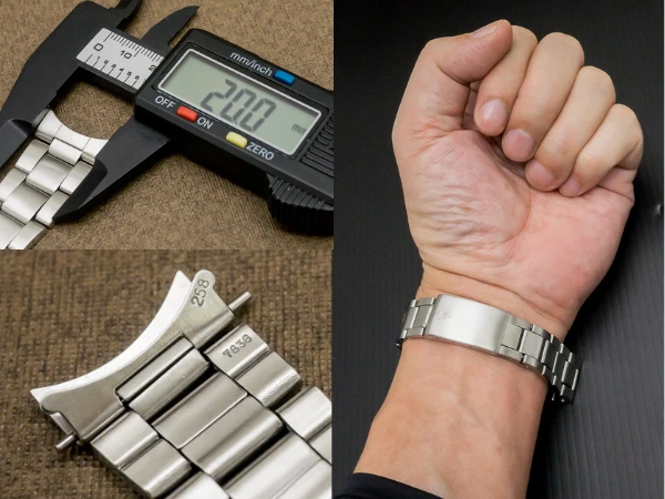 ロレックス 3連 巻き込みブレスレット Ref.7836 20mm SWISS MADE 13コマ ROLEX Bracelet [ 代行おまかせコース ]