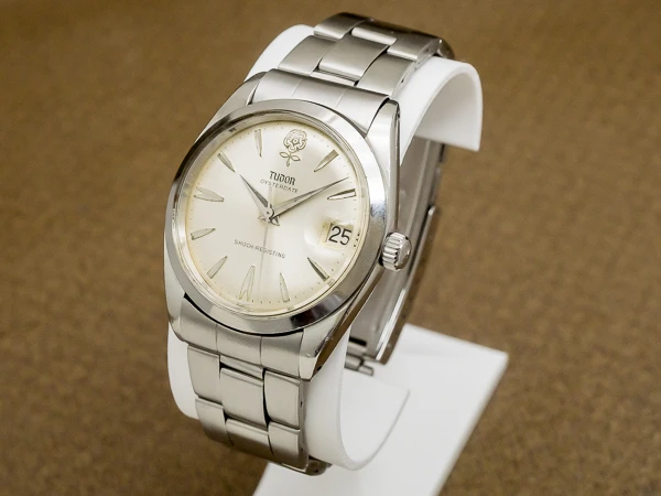 チュードル デカバラ オイスターデイト Ref.7962 手巻き シルバーダイヤル ロレックス 3連巻き込みブレス仕様 チューダー TUDOR [ 代行おまかせコース ]