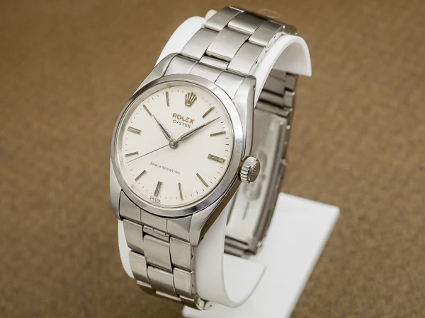 ロレックス オイスター Ref.6422 ヴィンテージ 手巻き アイボリーダイヤル 3連巻き込みブレス仕様 ROLEX OYSTER [ 代行おまかせコース ]