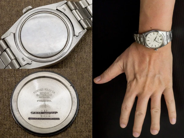 ロレックス オイスター Ref.6422 ヴィンテージ 手巻き アイボリーダイヤル 3連巻き込みブレス仕様 ROLEX OYSTER [ 代行おまかせコース ]