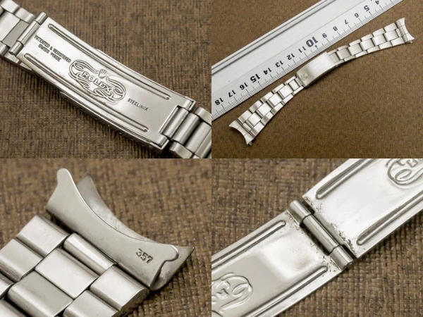 ロレックス 3連巻き込みブレス 19mm Ref.7835-19 12コマ ROLEX BRACELET [ 代行おまかせコース ]