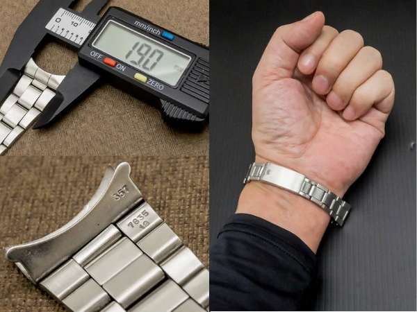 ロレックス 3連巻き込みブレス 19mm Ref.7835-19 12コマ ROLEX BRACELET [ 代行おまかせコース ]