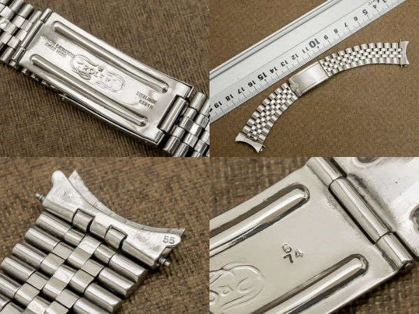 ロレックス 5連 ジュビリーブレス Ref.6251H ヴィンテージ 1974年製造 飛び出し王冠バックル 20mm仕様 19コマ ROLEX [ 代行おまかせコース ]