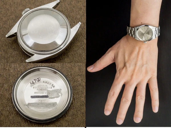 ロレックス オイスターパーペチュアルデイト Ref.1500 グレー シグマダイヤル 3連ハードブレス仕様 ROLEX OYSTER PERPETUAL DATE [ 代行おまかせコース ]