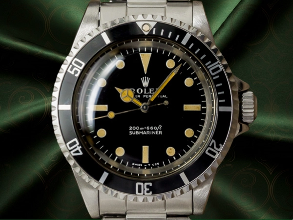 ロレックス サブマリーナ Ref.5513 縁なし マット・メーターファースト 1968年製 ドーム風防 ROLEX BOX付き [ 代行おまかせコース ]