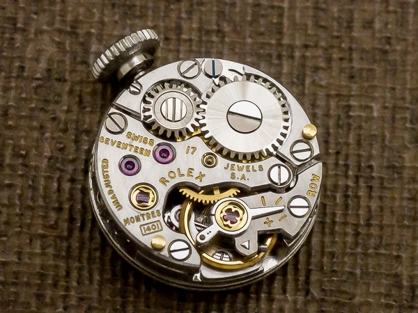 ロレックス レディース 豪華ダイヤ装飾 プチラウンド 14KWG ケース&ブレスレット 17g 手巻き アンティーク ドレスウォッチ ROLEX [ 代行おまかせコース ]