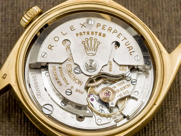 ロレックス オイスターパーペチュアル デイデイト Ref.6611B 18KYG イタリア語表記 レアモデル ROLEXクロコベルト&GF尾錠付き OH済み 総重量58g ヴィンテージ ロレックス [ 代行おまかせコース ]