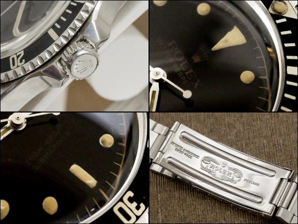 ロレックス サブマリーナ Ref.5512 ブラウンサークルミラー ギルトダイヤル ゴールドレター 2LINE 1961年製造 PCG 3連SS巻きブレス仕様 ROLEX SUBMARINER [ 代行おまかせコース ]