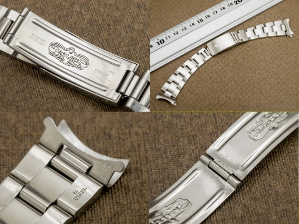 ロレックス 3連SSハードブレス Ref.78350-19 FF.557 19mm仕様 12コマ ROLEX [ 代行おまかせコース ]