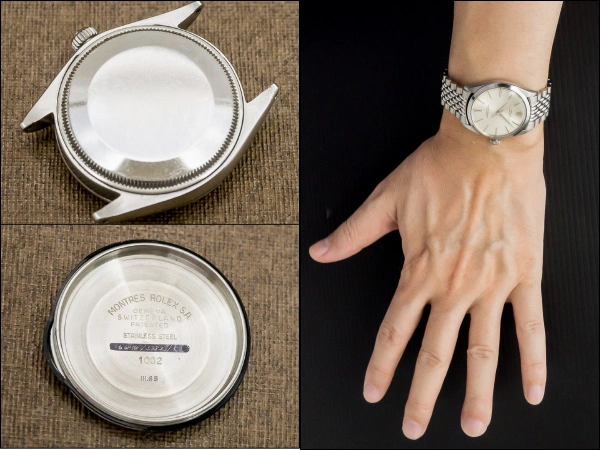 ロレックス オイスターパーペチュアル Ref.1002 クロノメーター ノンデイト ドルフィンハンド 社外ライスブレス仕様 ROLEX OYSTER PERPETUAL [ 代行おまかせコース ]