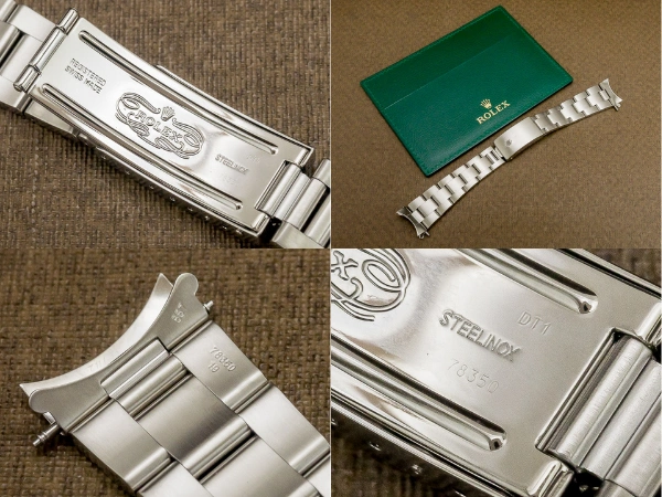 ロレックス 3連SSハードブレス Ref.78350-19 FF.557 2002年製造 19mm仕様 13コマ ROLEX [ 代行おまかせコース ]
