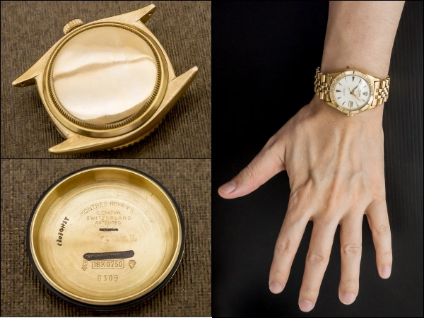 ロレックス オイスターパーペチュアル デイトジャスト サンダーバード 1st Ref.6309 18KPG 赤DATEJUST表記 18KPGジュビリーブレス仕様 総重量108g ヴィンテージ ROLEX [ 代行おまかせコース ]