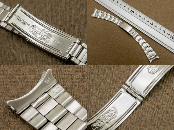 ロレックス 3連巻き込みブレス 19mm Ref.7835-19 フルコマ ROLEX BRACELET [ 代行おまかせコース ]