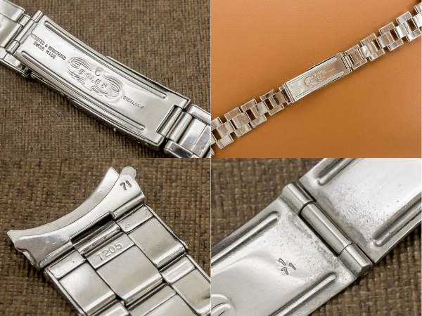 ロレックス 手巻きデイトナ用 3連リベット エクステンションブレス 19mm Ref.7205 FF.71 12コマ ROLEX DAYTONA BRACELET [ 代行おまかせコース ]