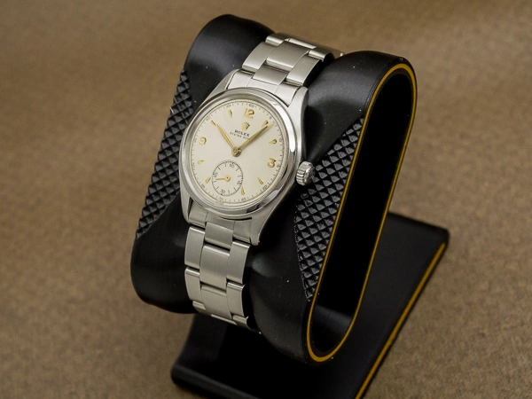 ロレックス オイスター ロイヤル Ref.6144 手巻き ボーイズ アイボリーダイヤル スモールセコンド 3連ハードブレス仕様 OH済 ROLEX OYSTER ROYAL [ 代行おまかせコース ]
