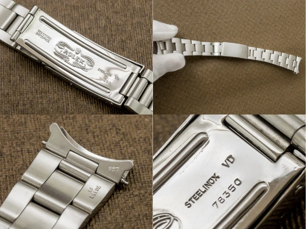 ロレックス 3連SSハードブレス Ref.78350-19 FF.557 1979年製造 19mm仕様 13コマ ROLEX [ 代行おまかせコース ]