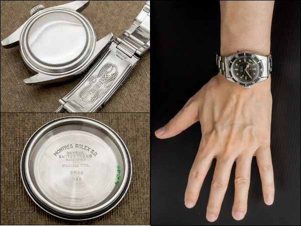 ロレックス 初期サブマリーナ 激レア Ref.6538 ジェームズ・ボンド モデル サークルミラー ギルトダイヤル ビッグクラウン エクステンション リベットブレス コレクターズ ピース [ 代行おまかせコース ]